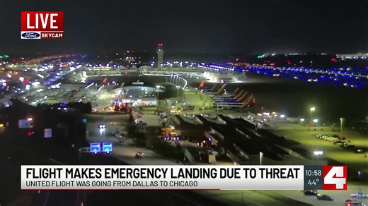 Plane makes emergency landing in St. Louis after bomb threat made on board