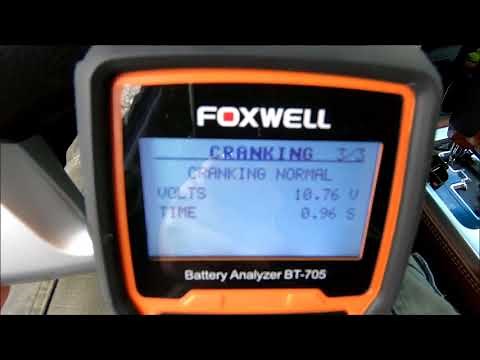 How to Use a Battery Analyzer Foxwell BT705