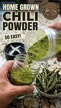 DIY Garden Chili Powder! 🌶️ Easy Dehydrating