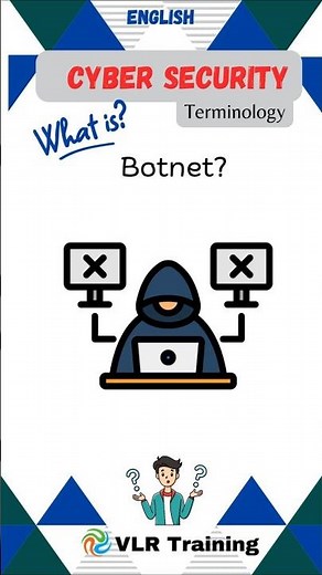 What is Botnet? cyber security terminology#cybersecurity #education #vlrtraining #botnet