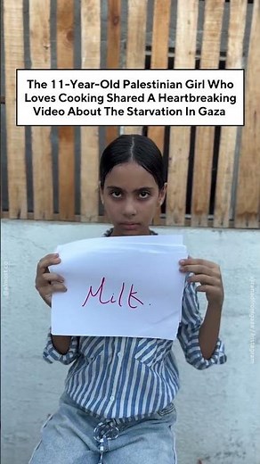 11-Year-Old Palestinian Girl Who Loves Cooking Shared A Painful Video About The Starvation In Gaza