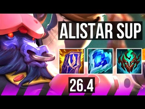ALISTAR & Jhin vs THRESH & Corki (SUP) | Good KDA: 4/1/29 | EUW Master | 26.4