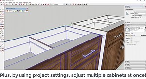 Easy Cabinets in #SketchUp with GKWare Cabinet Maker! FREE Architecture Extensions Guide for SketchUp - http://www.thesketchupessentials.com/archextensions Creating cabinets inside of SketchUp can be one of the more time consuming tasks when creating Architectural models. Between managing door profiles, adding hardware, and managing materials, you could spend a LOT of time working in your models to get your cabinets right. Luckily...THERE'S AN EXTENSION FOR THAT! GKWare Cabinet maker is an exten