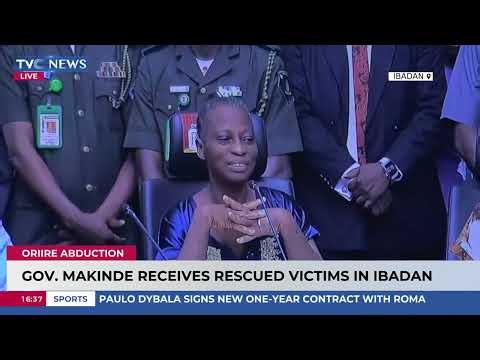 Live: Nigerian Army Hands Over Rescued Oriire Victims To Governor Makinde