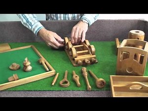 Handcrafted Wooden Toys with Tools - The Steam Engine