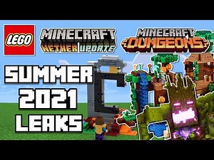 LEGO Minecraft 2021 Summer Leaks | Dungeons & Nether Update Sets
