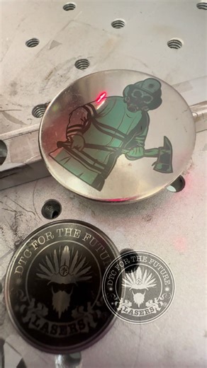 Fiber laser mopa mark colors on stainless steel #dtclasers #debinlee #fiberlaser