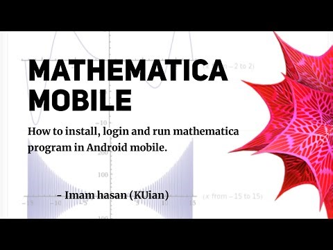 How to run Mathematica Program in mobile Phone | Wolfram Mathematica