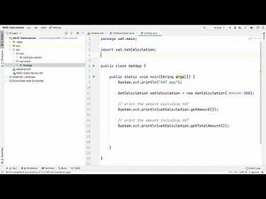 Learn Java basics while doing a VAT Calculation
