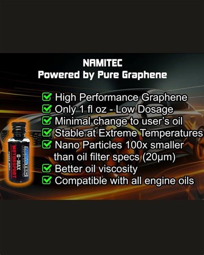 What Happens When You Add Graphene to Your Engine Oil?