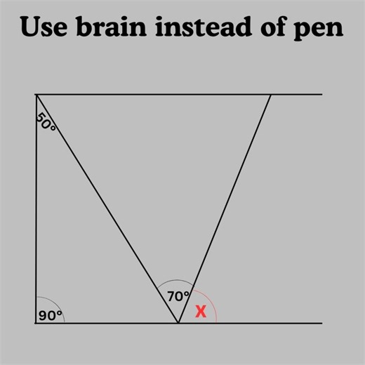 Basic mathematics Triangle problem algebra tricky problem #mathteacher #mathlover #mathfun #algebra