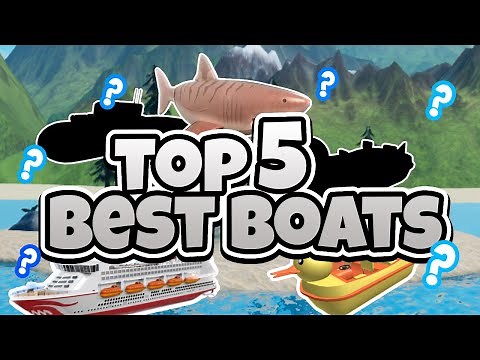 Top 5 Best Boats in SharkBite 2 (Roblox)