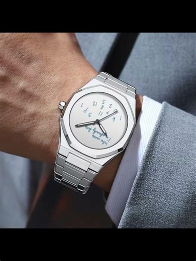 New Luxury Fashion Men's Quartz Watch Octagonal Business Men's Quartz Watch