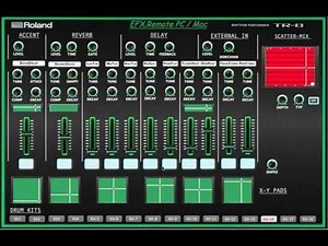 Roland Aira TR-8 Rhythm Performer - Midi Editor " TR-8 EFX.Remote" PC / MAC