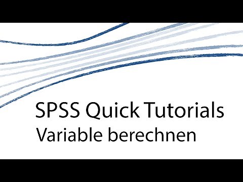 SPSS Quick Tutorials [D] - Variablen Berechnen