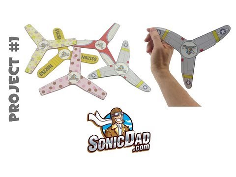 Indoor Boomerang - SonicDad Project #1