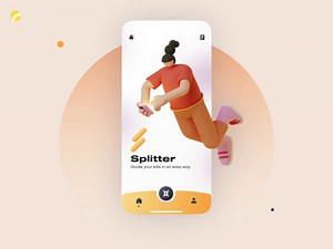 Bill Splitting Mobile App Design - Splitter
