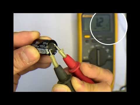 How To Test Shorted Electrolytic Capacitor in Resistance Mode/Ohmmeter Settings Using Digital Tester