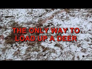 HOW TO LOAD A DEER WITH A WINCH