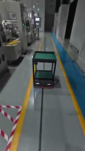 No Manual Handling – 50KG AGV for Wave Soldering Line #agv #robot #robots #ai #factor #automation