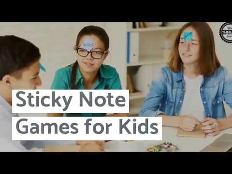 Sticky Note Games from Your Therapy Source
