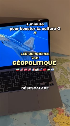 Ambroise | Focus Géopolitique 🌍 on Instagram: "🌍 Voici les dernières 24 heures en géopolitique : 🇮🇷🇺🇸🇩🇰🇬🇱🇫🇷🇨🇾🇷🇺🇨🇳🇵🇸🇮🇱 🇮🇷🇺🇸 Revirement total : Trump aurait assuré via le Pakistan qu’il n’attaquera pas l’Iran. L’alerte des bombardiers américains a été levée, signe que les pressions diplomatiques ont finalement dissuadé l’Iran d’intensifier encore davantage les répressions et Washington de frapper. 🇩🇰🇬🇱🇫🇷🇺🇸 Le Danemark refuse net que les USA « conquièrent » le Groe