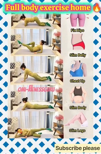 30 Min Full Body Workout at Home 🔥 No Equipment 🔥#fitness #homeworkout #weightloss #viralshorts