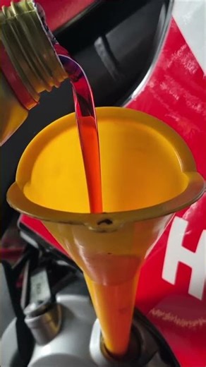 Quick oil change guide! Use a 12mm socket wrench and 1.5 liters of oil. #honda #crf300l #crf250l