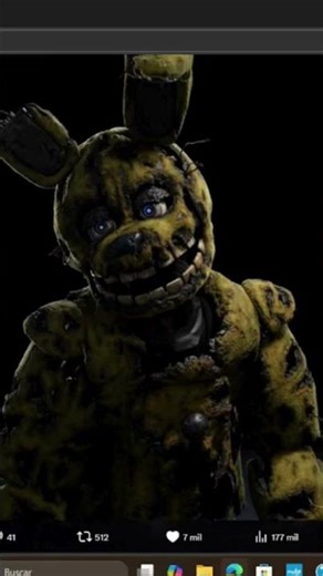 FNAF 2 MOVIE FULL SPRINGTRAP MODEL #fnaf #fivenightsatfreddy #springtrap