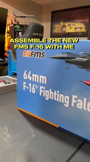 The brand new FMS F-16 64mm! Absolutely thrilled with the detail on this plane. #rcplane #rcjet #f16 #rcairplane #radiocontrol #remotecontrol #rchobby #rc #fighterjet #fms