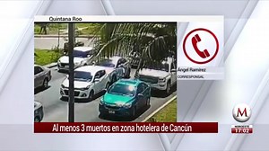 Balacera en Cancún deja tres muertos y un herido