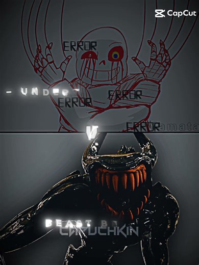 beast bendy vs error sans #vs #horror #edit #batim #undertale