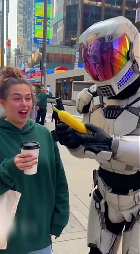 Robot Pranks With a Banana Will Shock You