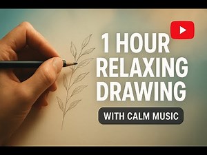 Relax and Draw | 1 Hour Art with Peaceful Music #art #drawing #relaxing #peaceful #music
