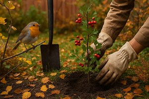 Les rouges-gorges désertent votre jardin : cette plante à baies rouges à planter dès maintenant pourrait les y faire chanter toute l’année