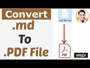md to pdf | how to convert md file to pdf | convert md to pdf
