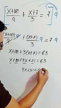 Goodbye Fractions! Quick Algebra Shortcut 🧠✨