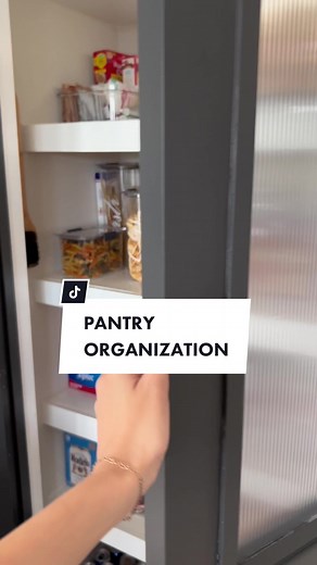 ok but I really cannot get enough of these pop top containers, 10/10 😂 organize my pantry with me @The Container Store