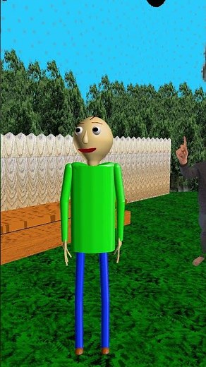 New Baldi Model by SplintaDinta gets crushed! #baldi #new #animation