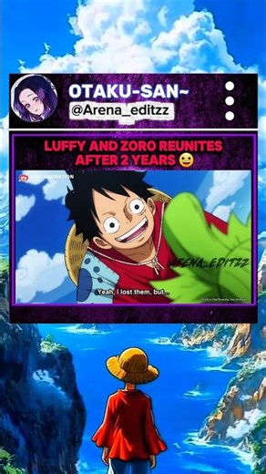 LUFFY & ZORO REUNITE AFTER 2 YEARS 😭|#onepiece #brazilianphonk #tiktokgame #hungergamestiktok |