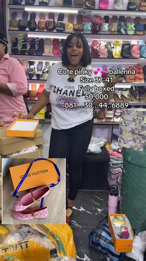 Cute pinky 💕💕 ballerina Size 37-41 Fully boxed 50,000 081....30...44..6889 #ballet #fyppppppppppppppppppppppp