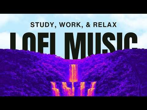 SOOTHING WATERFALL LOFI FOR STUDY WORK AND RELAX