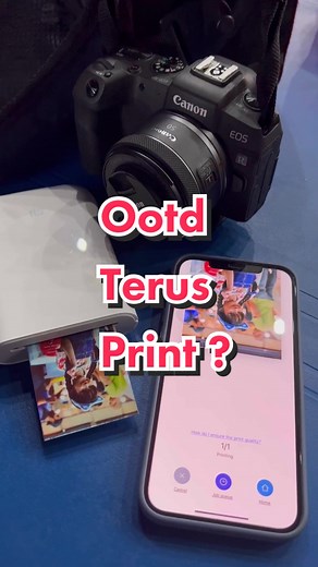 Lepas ootd terus boleh lekat/simpan gambar 😀 ada yg sudi jd model lg tak? #photography #photographyguru #tiktokaffiliate #xiaomiprinter #ootd