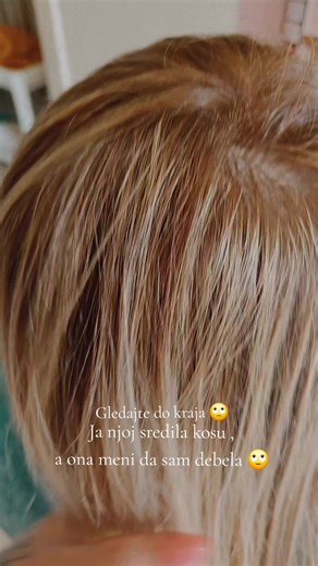 Bas Vam hvala Jelo ,dodjite mi opet 😅❤️ @Jelena KrsticTomic #fyp #frizer #pozarevac #debela #frizerka
