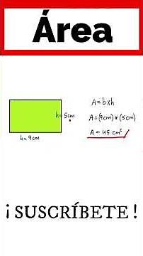 ✅👉Area de un rectangulo super facil