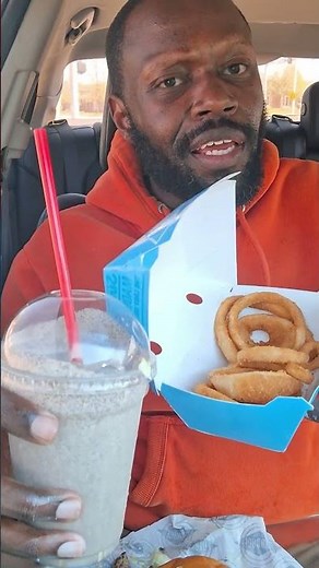Fatburger Orland Park Review – XXL Fatburger Burger “With The Works” + Onion Rings #Fatburger