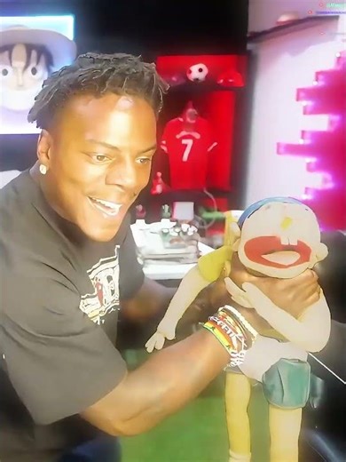 iShowSpeed Gets PRANKED by Jeffy 💯 #ishowspeed #prank #shorts