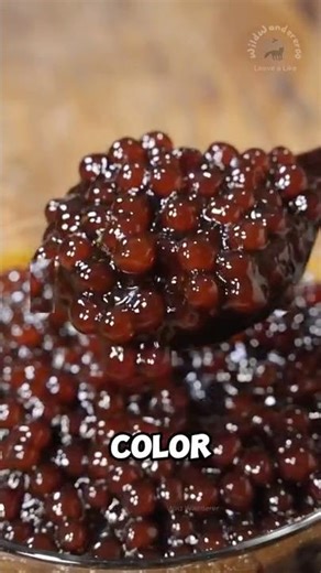 Cassava prepared into brown sugar boba