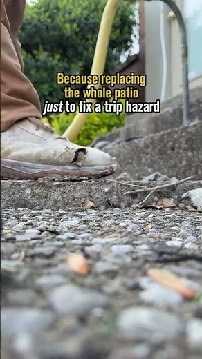 Concrete Leveling Explained | Second Chance for Your Patio 👌 #homemaintenance #concreterepair #diy