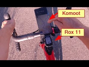 Sigma ROX 11 Evo Navigation Komoot unterwegs